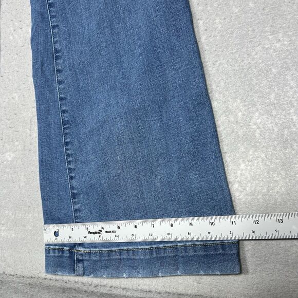 Torrid Bombshell Flare Jeans Premium Stretch High-Rise Womens 18 Tall 36x33 Blue - Picture 7 of 14